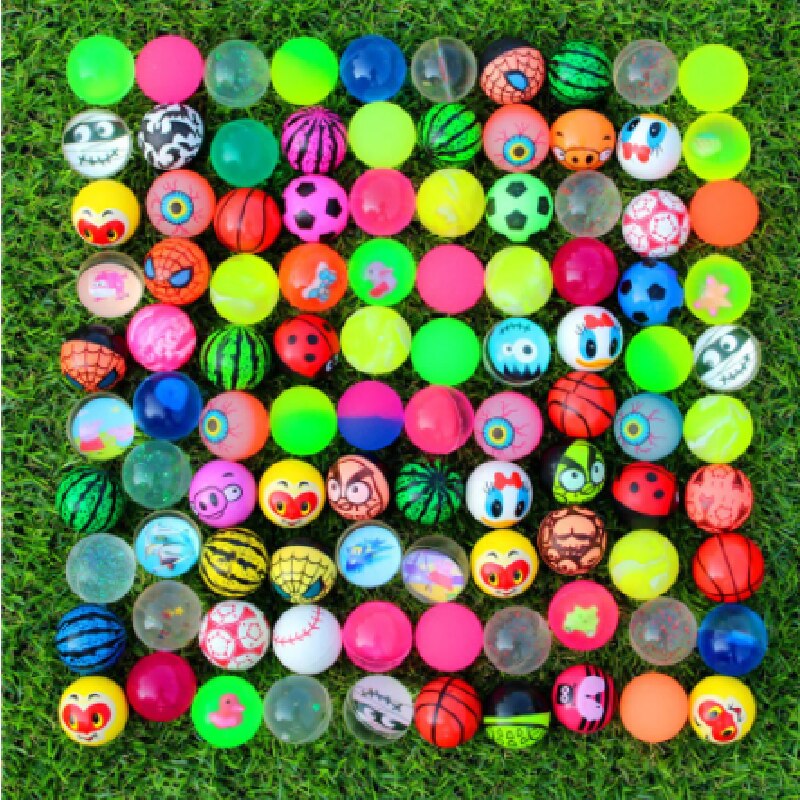 20 kpl/setti pieni kumipallo pomppiva pallo antistressilelut lapsille hyppypallo ulkopelit lasten kylpylelut halkaisija 2.5cm