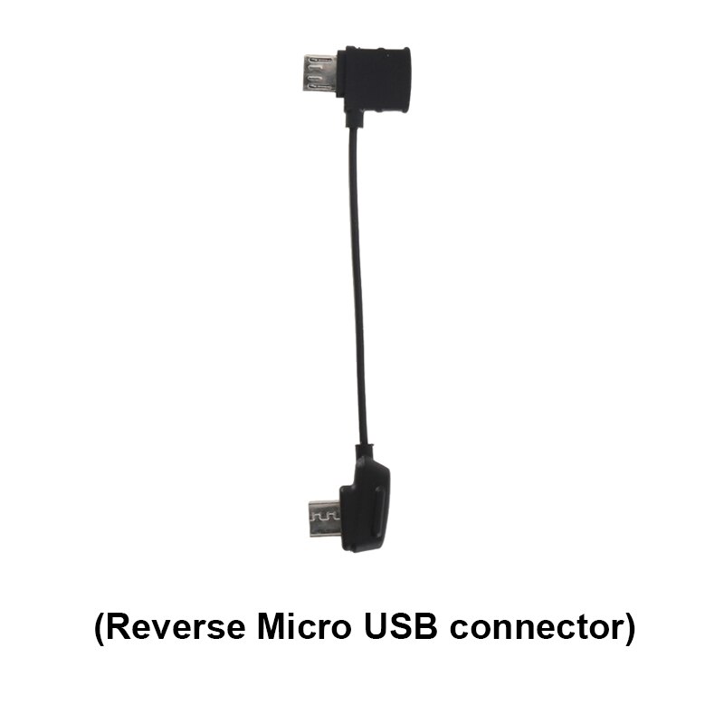 Original DJI Mavic Remote Controller Cable Reverse Micro USB connector Type-C connector Lightning connector in stock: Reverse Micro USB