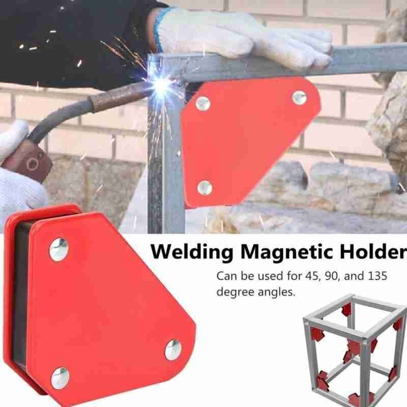 Magnet svejseholder magnetisk svejse hjørneholder til svejsning locator holder lodning positioner svejsning magnetisk vinkel  x8 c 2