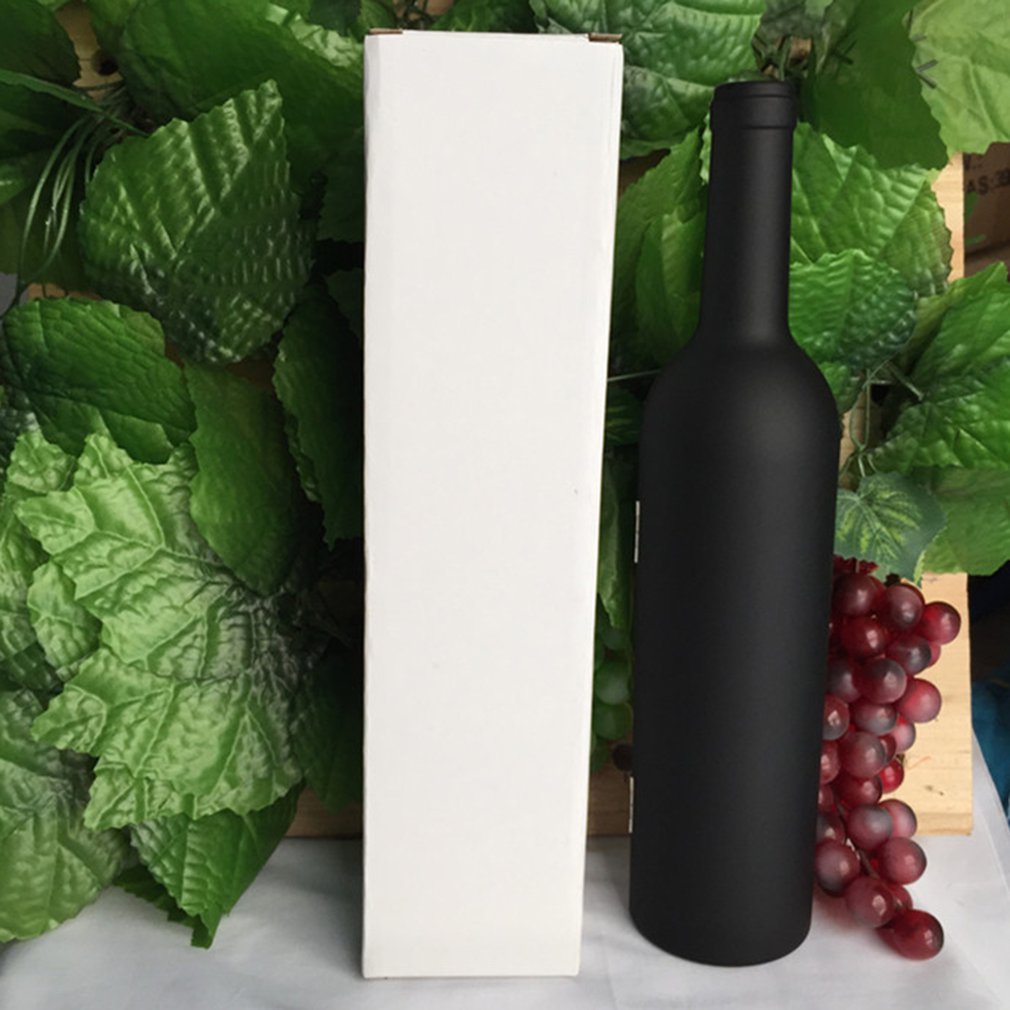 Juego de tres piezas de Sacacorchos de botella pequeña de vino caja de herramientas de vino abridor de vino en forma de botella de vino accesorio de