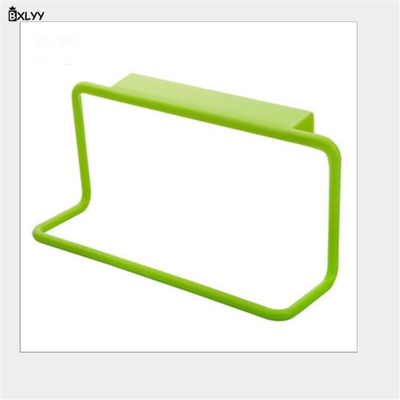 Multifunctionele Plastic Kastdeur Enkele Staaf Puin Rack Badkamer Rack Handdoek Kast Keuken Accessoires Gadget Opslag. Tj: green