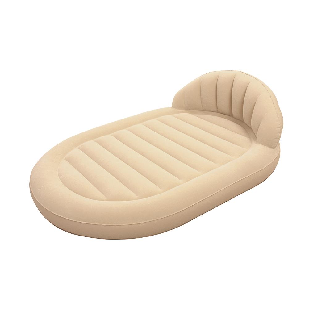 Air Bed Portable Durable PVC Inflatable Air Mattress Raised Pillow Cushion Rest For Indoor Outdoor Sleepover