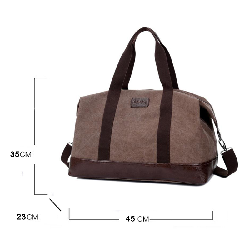 Large Capacity Canvas Travel Bags Casual Men Hand Luggage Travel Duffle Bag Big Tote 5 Colors Male Crossbody bag PT1234: 9