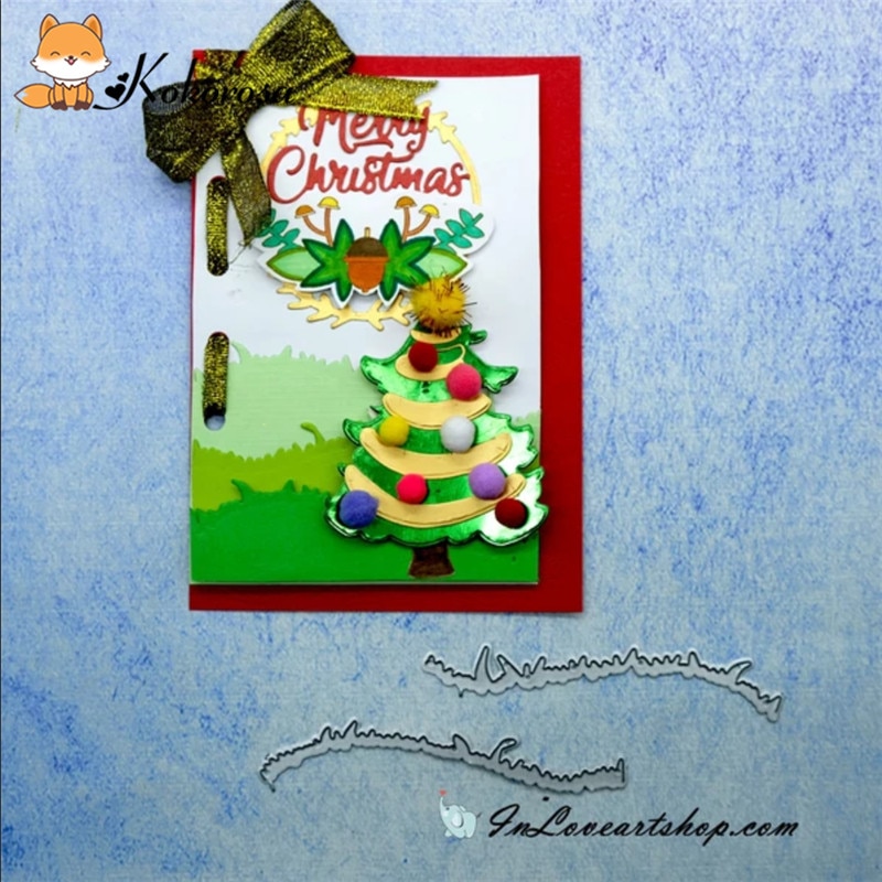 Troqueles de corte Kokorosa troquelados de Metal Marco de encaje borde carta de vida etiqueta troquelado álbum de recortes en relieve plantilla decoración troqueles