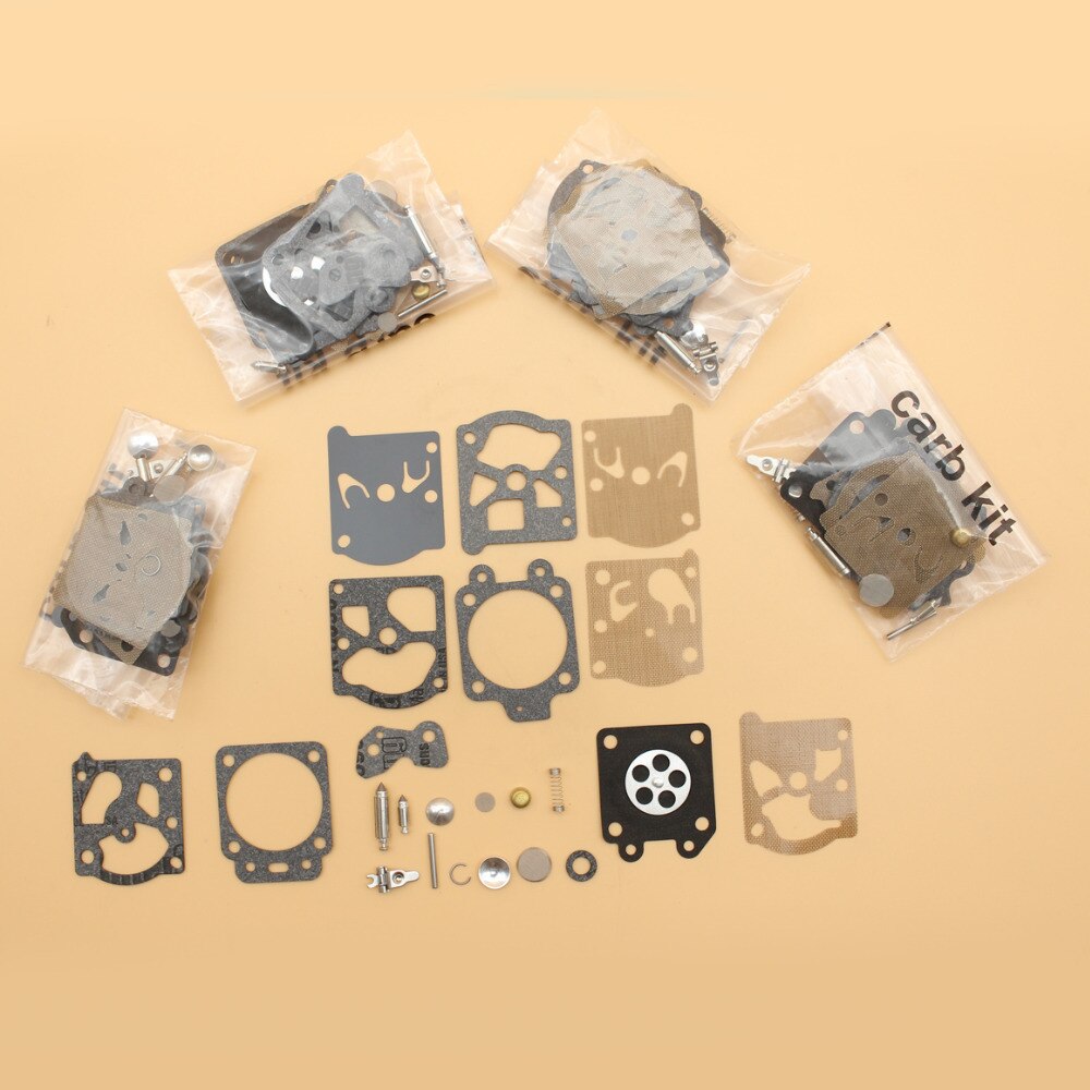Kit de diafragma de carburador, compatible con Husqvarna 36, 39, 40, 55, 244R, 245R, 132 Homelite, motosierra Walbro, K20WAT, K20WT, k20, k20y, H20WT, lote de 5 unidades