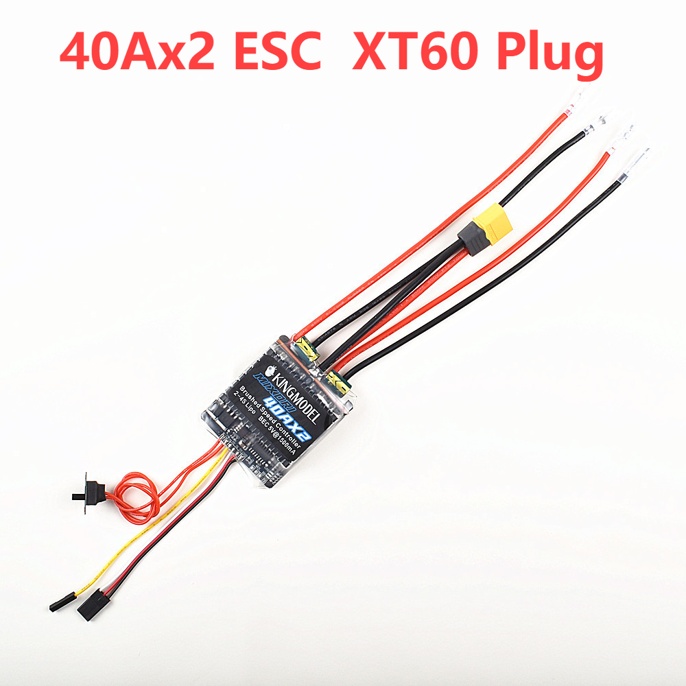 5A/5A PRO/10A/20A/30A/40A/50A/60Ax2 Dual Way Bidirectionele Geborsteld ESC Controle Voor Rc Model Boot/tank 180 tot 795 Geborstelde Motor