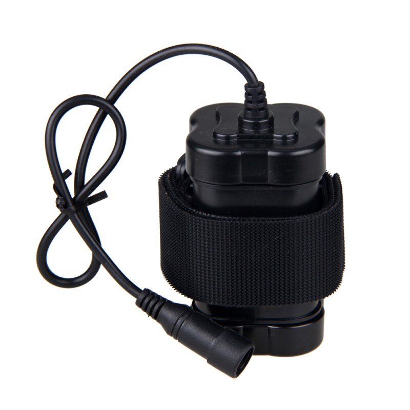 Waterproof 12000mAh Power Supply Rechargeable 8.4V 4x18650 Battery Pack for Bicycle Light: Only Battery