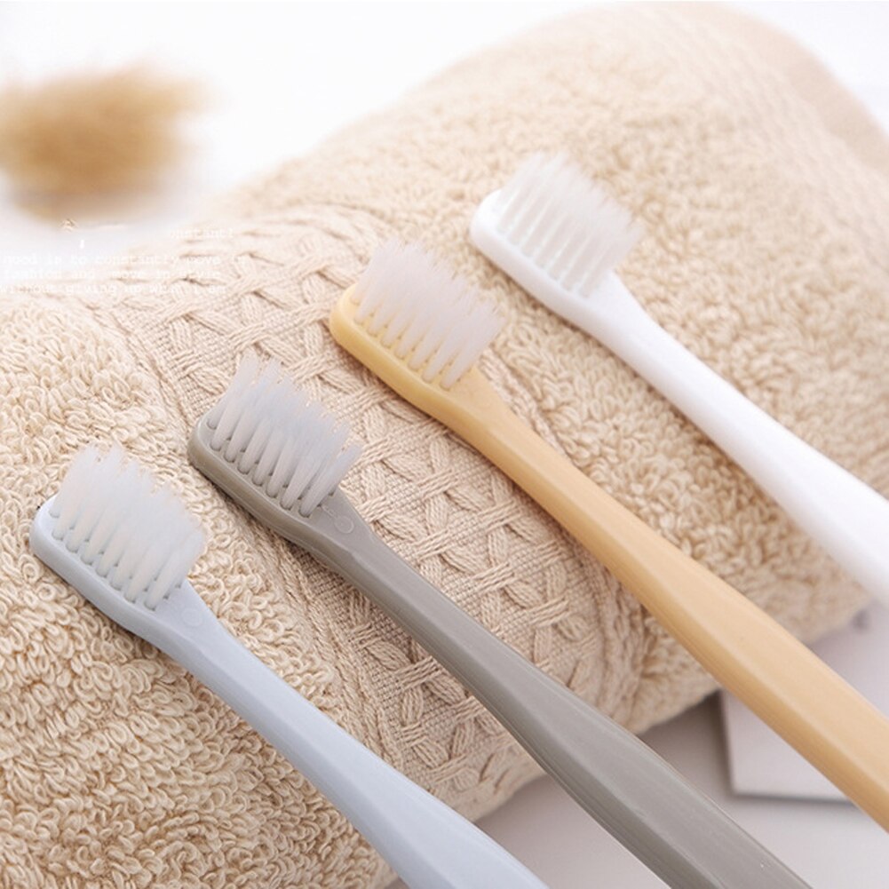 4pcs/set Toothbrush Small Head Japanese Style Household Oral Care Adult PP Soft Hair Healthy Anti Bacteria High End Eco Friendly
