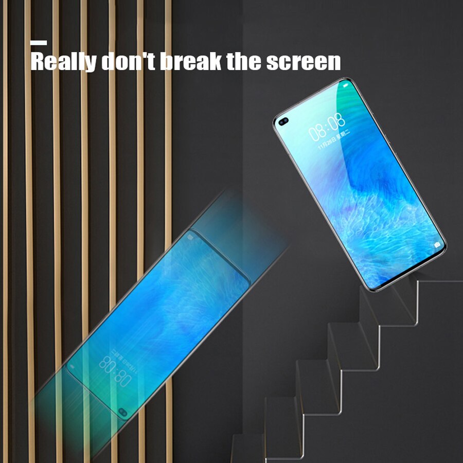 Protecteur d&#39;écran, 3 pièces, Film à couverture complète en verre pour Huawei P Smart Z P30 Lite P40 P20 Pro P50