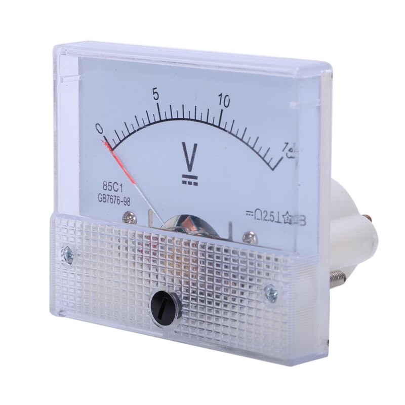 85C1 Fine Tuning Dial Analog Volt Panel Meter Gauge DC 0-15V
