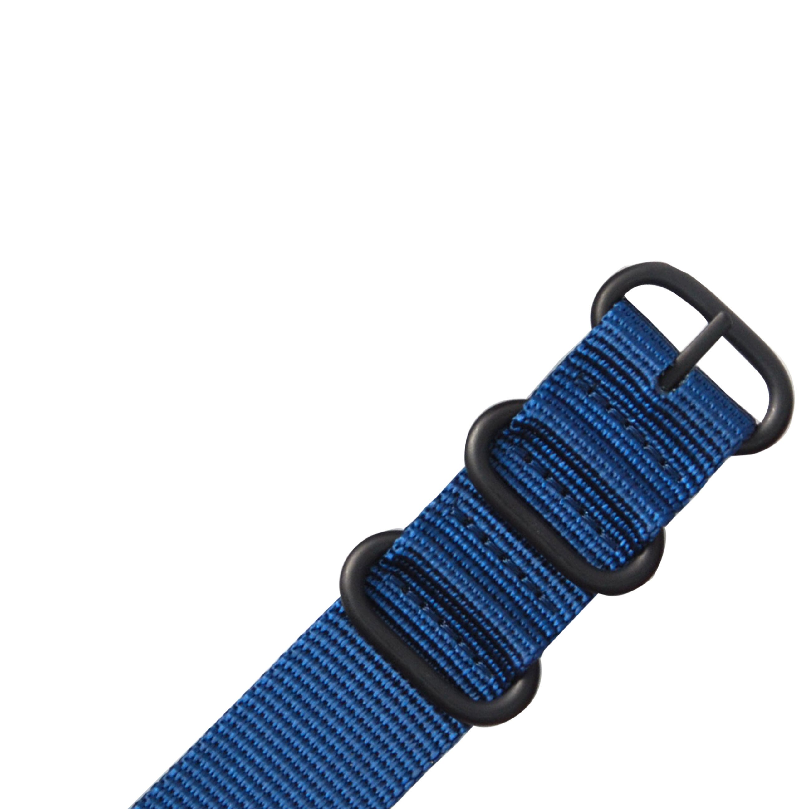 For Suunto D6 D6I Dive Computer Watch Nylon Strap Watchbands+ABS Adapters+Screwbars: Blue