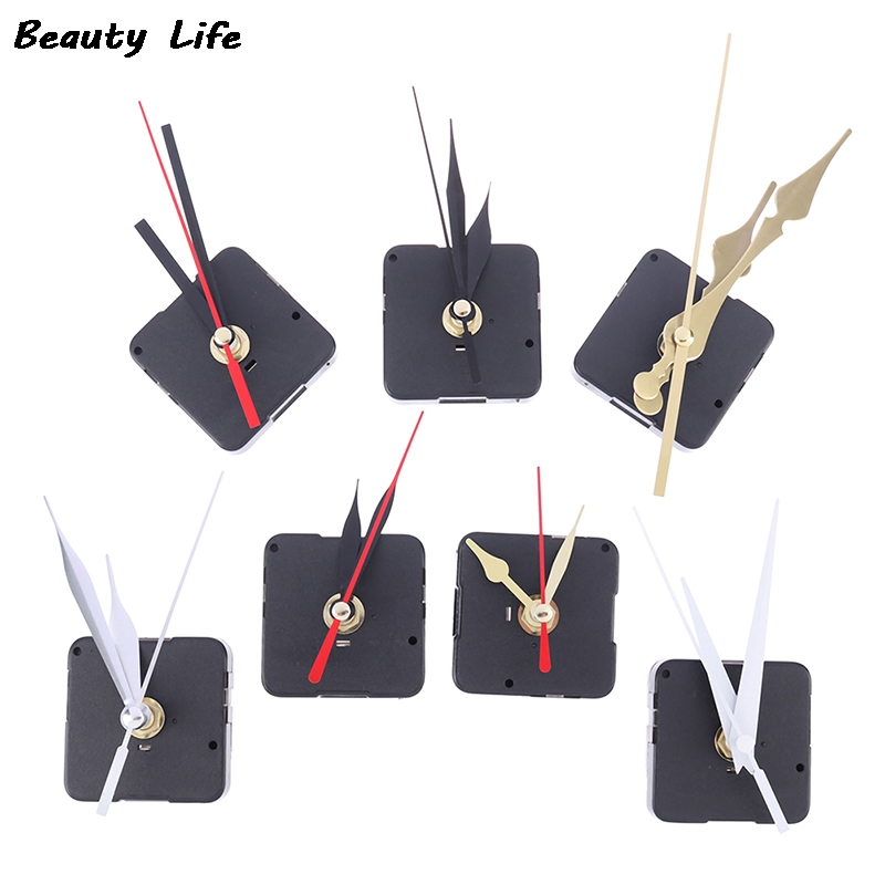 1 Set Colorful Silent Large Wall Clock Quartz Clock Movement Mechanism Hands Wall Repair Tool Parts Kit Set