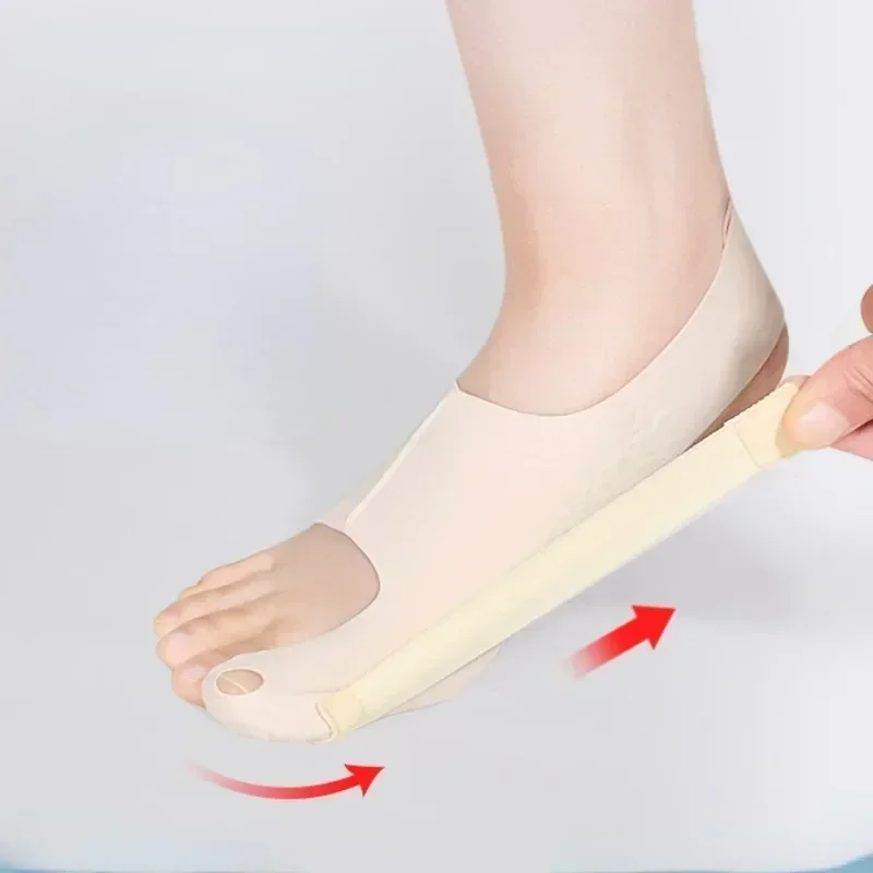 1pc isovarpaan vaivaisenluun korjaussukkaa, säädettävät ortopediset sukat, varpaiden erotin, kivunlievitys, hallux valgus -jalkasuoja, jalkahoitotyökalut