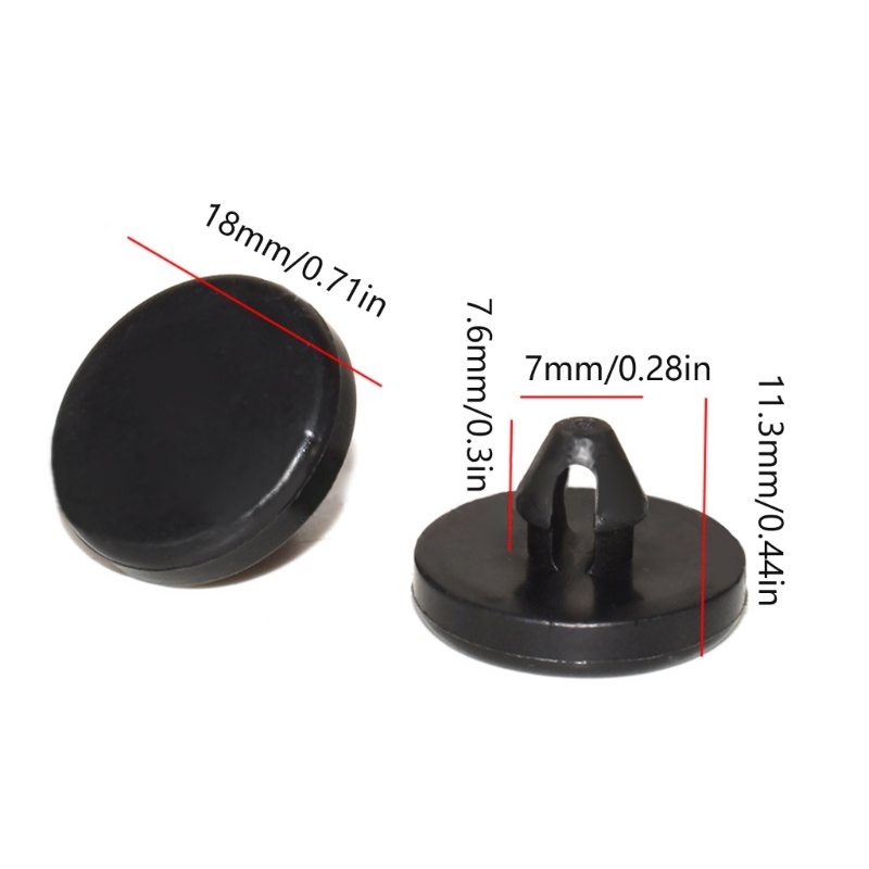 Brake Switch Stopper Rubber Brake Pedal Pad Brake Pedal Stop Pad Brake Light Switch Stopper Clutch Pedal Stopper 12 Pcs