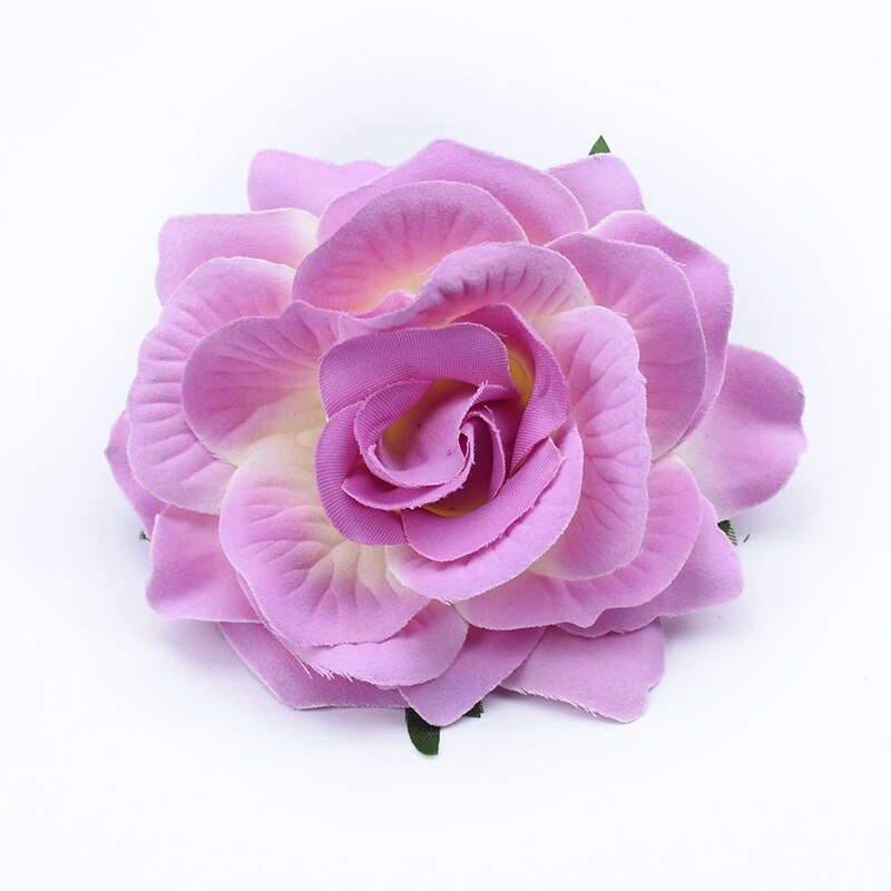 100pcs Artificial Flower Silk Rose Head Wedding bridal bouquet Brooch Wreaths Christmas Home garden Diy Decoration