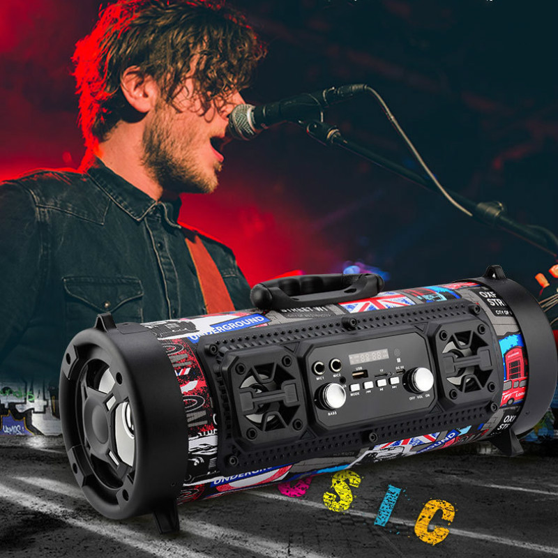 Hifi 15W Grote Power Draadloze Bluetooth Speaker shock bass tv soundbar Draagbare subwoofer sound box Hip hop boombox voor PC telefoon