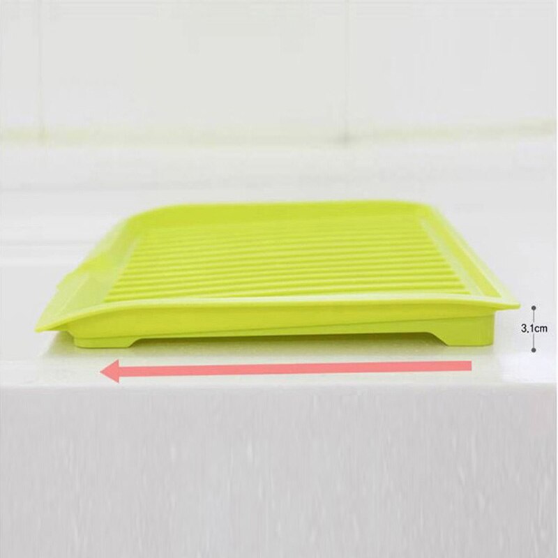 Dish Drainer Kitchen Rack Plastic Dish Drainer Worktop Dish Drainer Drip Tray Large Kitchen Sink Drying Rack Holder