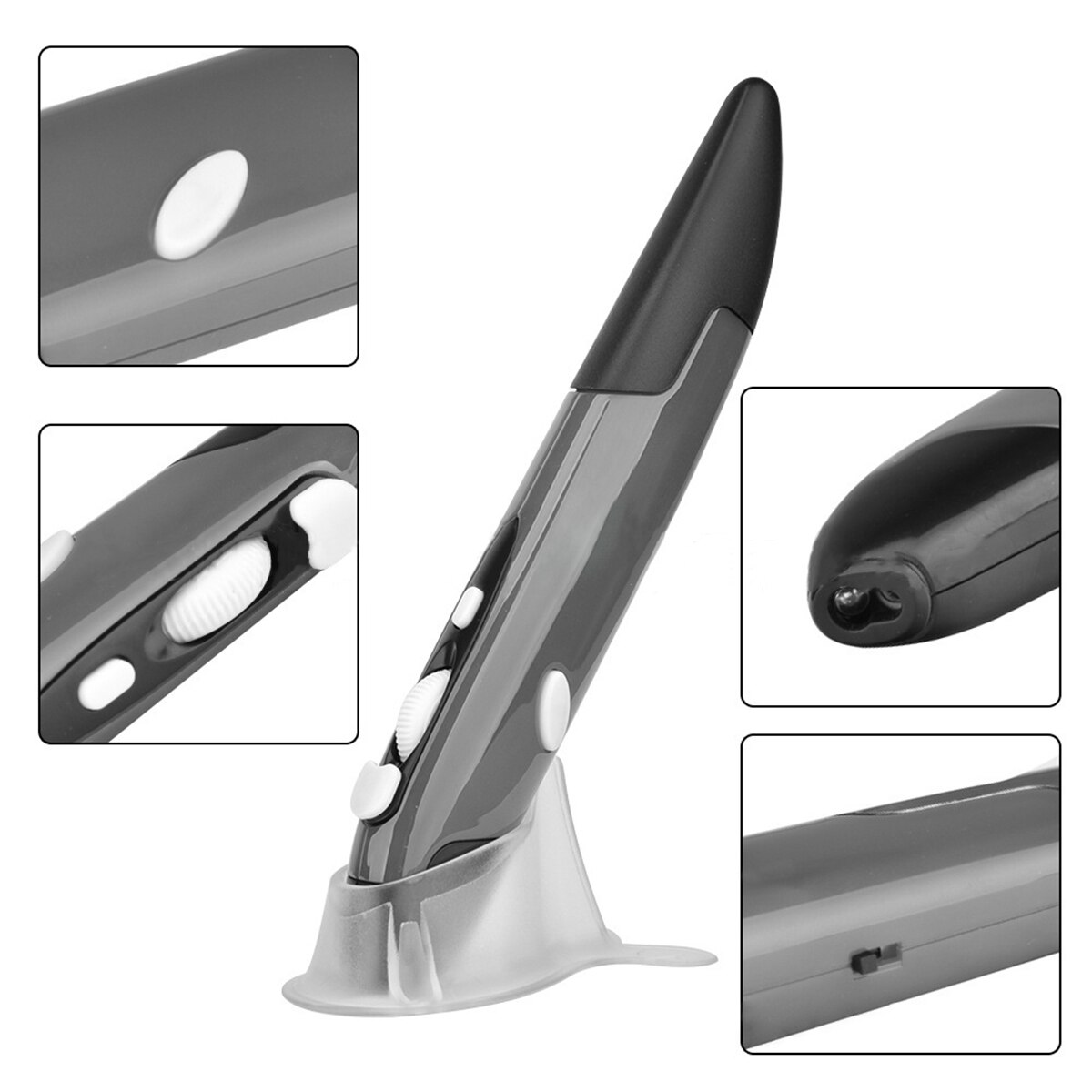 Wireless Optical USB Pen Mouse 2.4GHz Pocket Handwriting Pen Mouse Computer Peripherals for Tablet PC Laptop Desktop