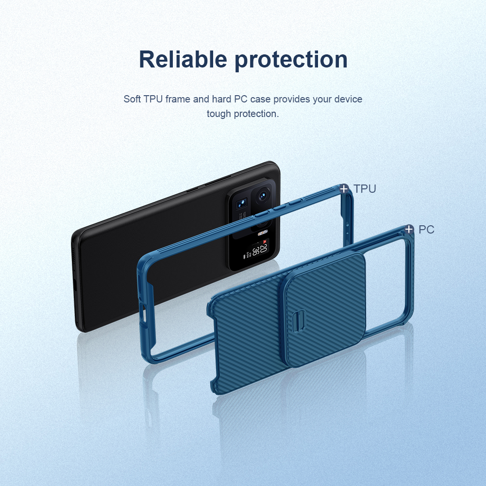 Nillkin – coque de téléphone portable CamShield Pro pour Xiaomi Mi 11 Ultra, luxueuse et rigide, avec caméra coulissante, Protection de confidentialité