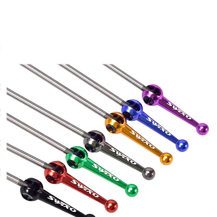 1 pair of mountain bike wheels, road wheels, quick release titanium alloy quick release lever