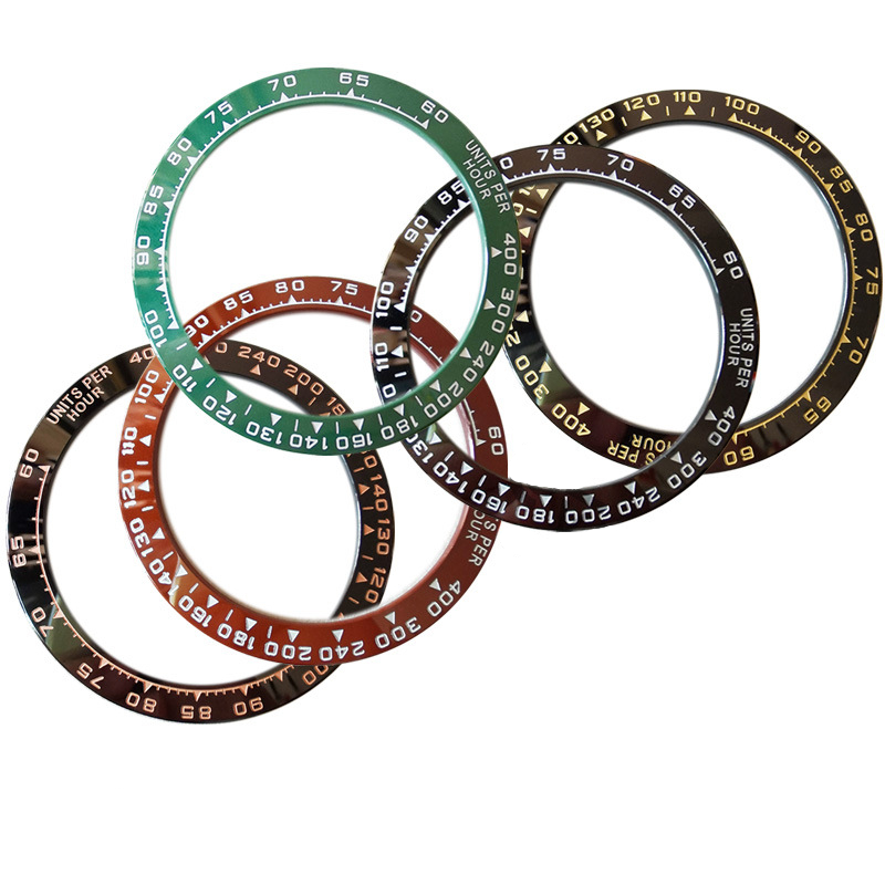 38mm/38.5mm Ceramic Watch Bezel Insert For Mens Watch Face Multiple Styles Watches Replace Accessories Inner Diameter 30.7mm