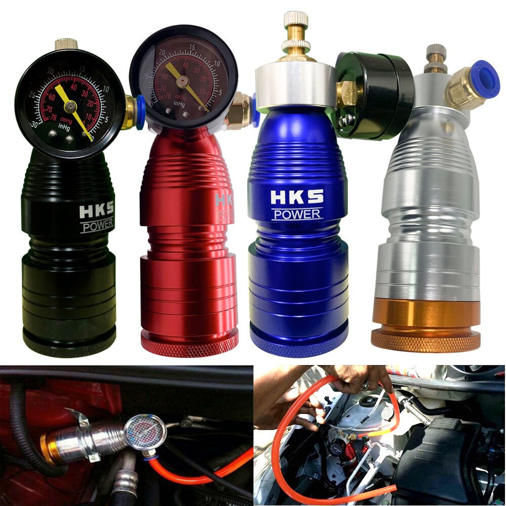 HKS Power Micro Air Kompressor Power Compressor Fuel Saver with Meter