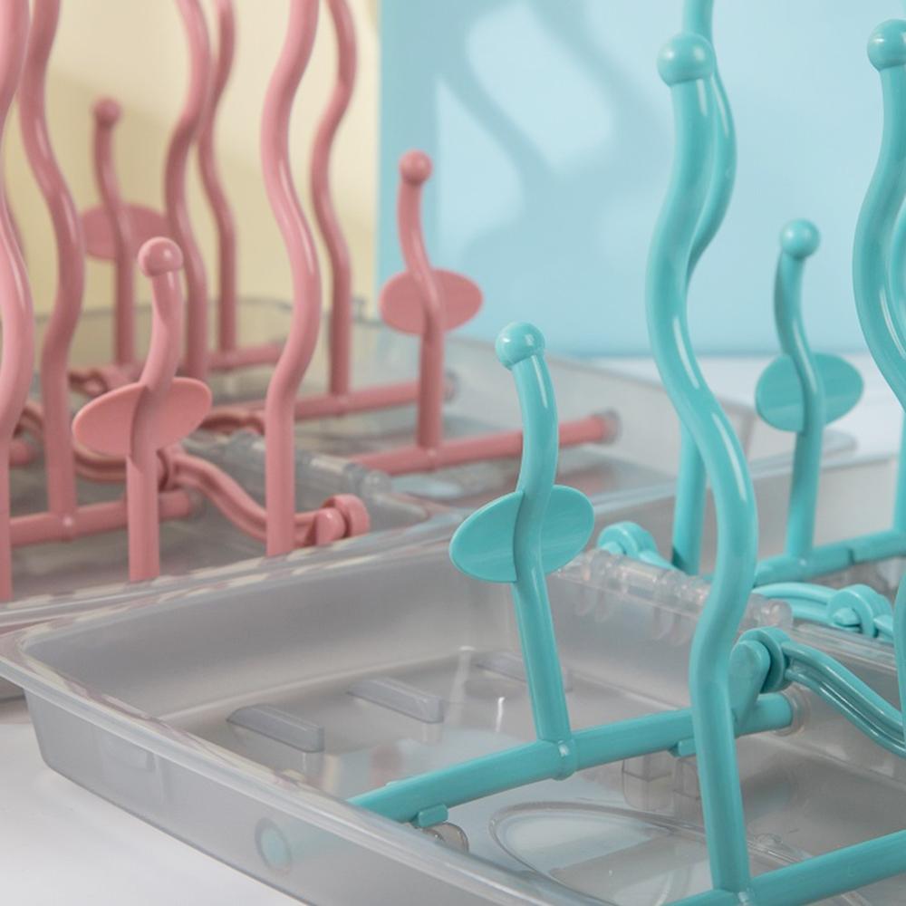 Bottle Dry Rack Baby Bottle Drain Drying Racks Blu... – Grandado