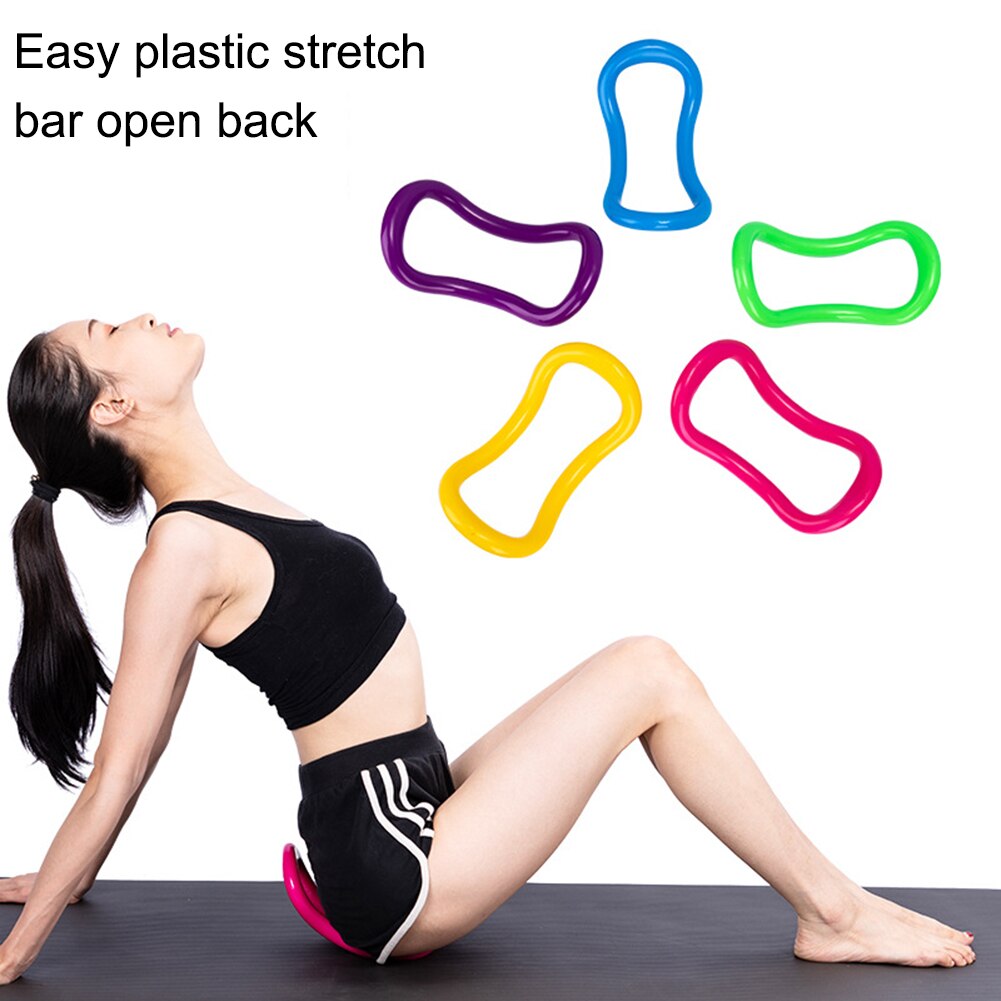 Yoga Ring Pilates Ausbildung Ring Zurück Bein Schmerzen Hause Trainingseinheiten Fitnessstudio für Brust Oberschenkel Arme Ader Erstreckt Sich Stärken ÜSpund Werkzeug