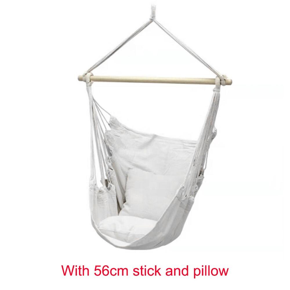 load 150KG Hanging Chair Hammock Portable Travel Camping Hanging Hammock Outdoor Hiking Tent with Pillow: G