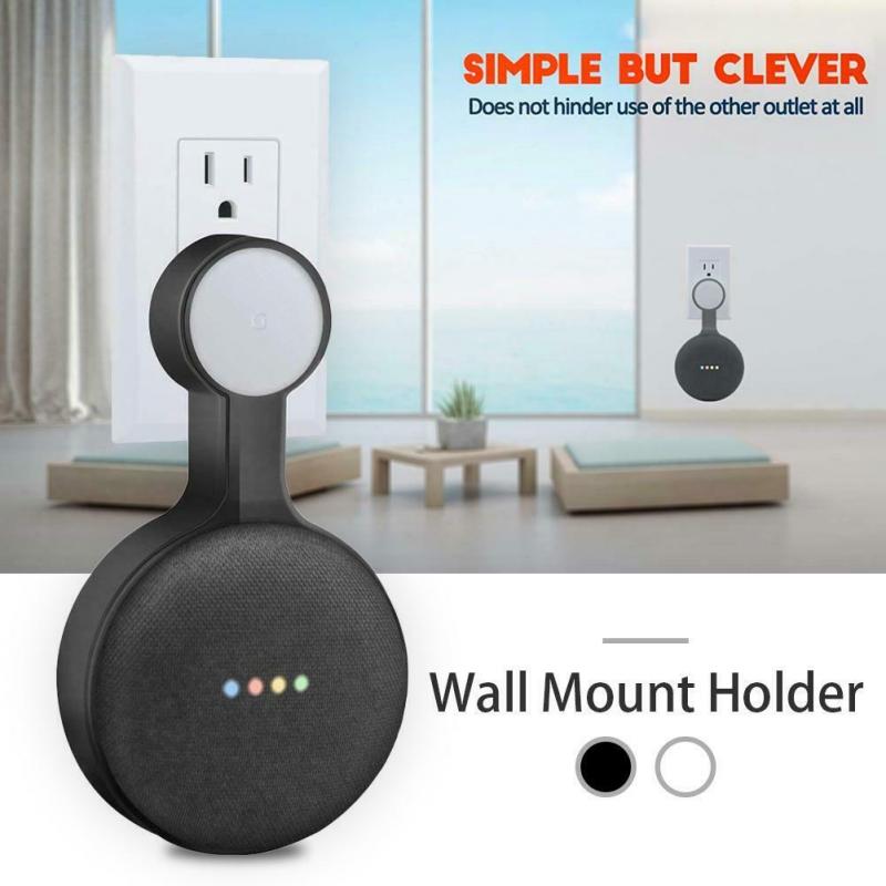1pc uttag väggfäste hängare hållare för google home mini röstassistent  rt7