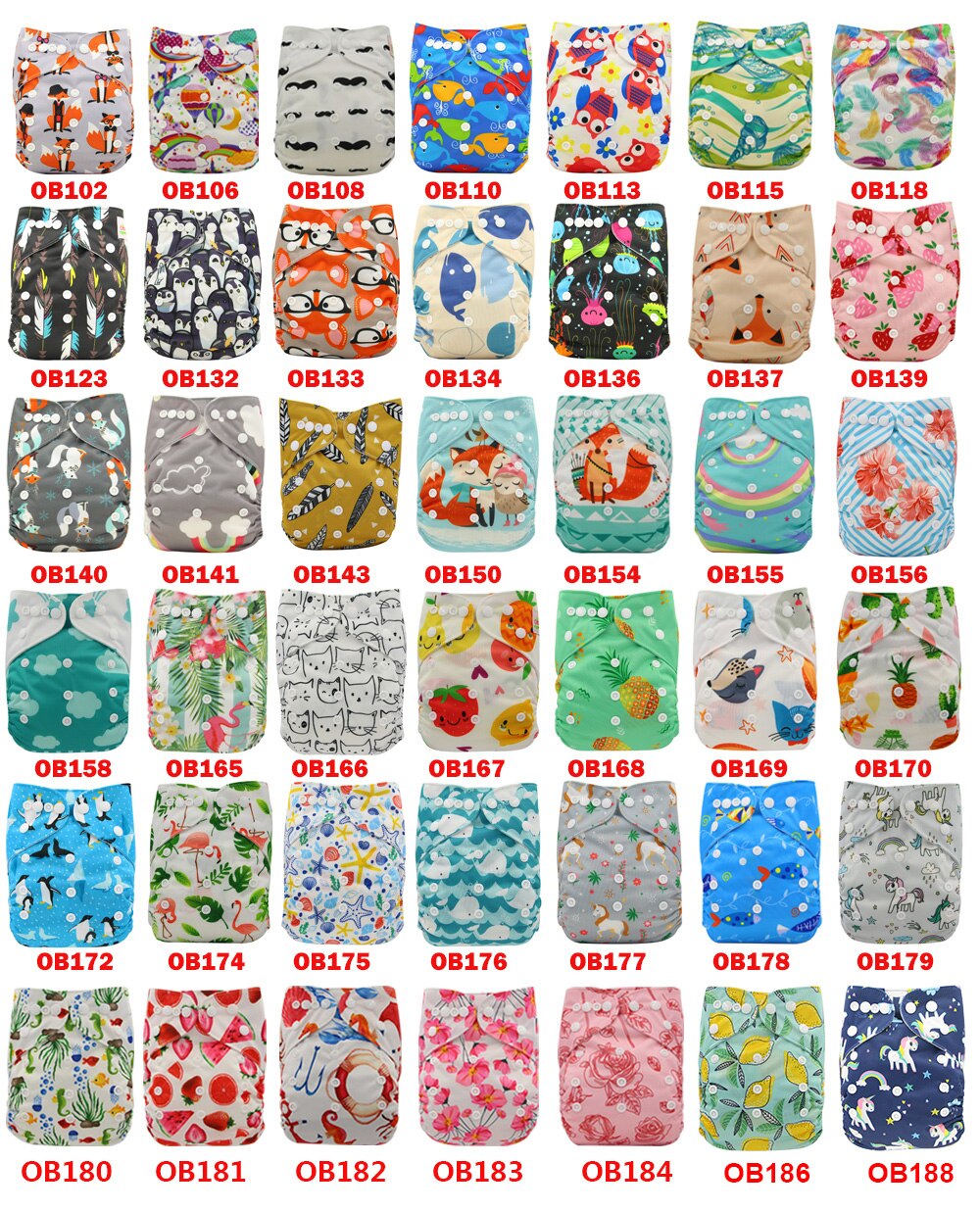 waschbar Baby Tuch Windel Tasche Wasserdicht Cartoon Tier Baby Windeln Reusable Tuch Windel Anzug 0-3 Jahre 3-15kg Baby