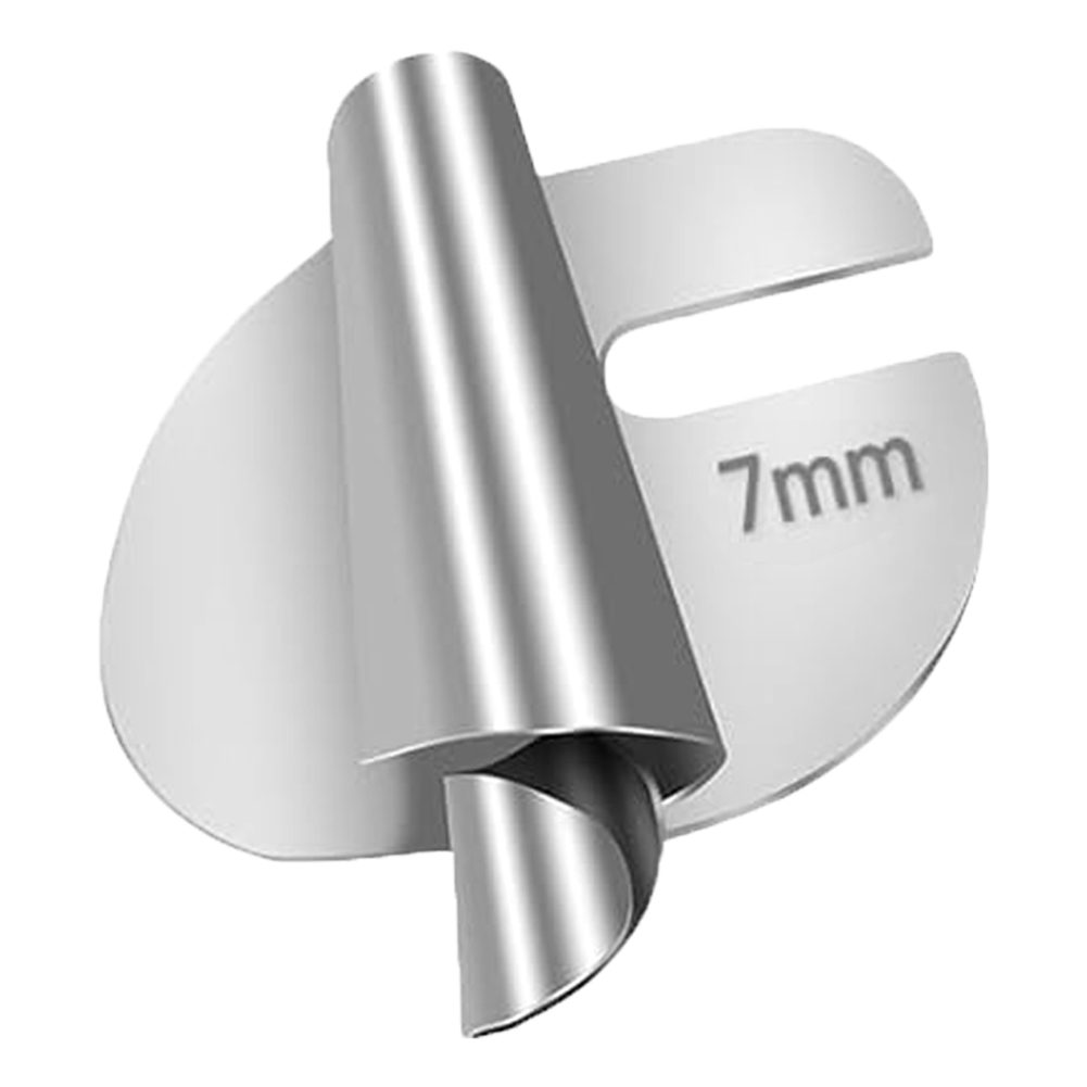 Prensatelas Universal para máquina de coser, tubo Extractor de dobladillo, prensatelas en espiral de acero inoxidable, accesorios de herramientas de costura para manualidades DIY: Negro