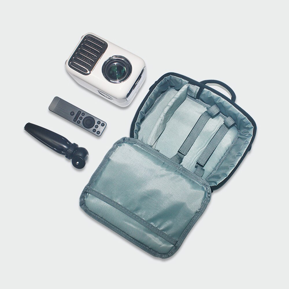 Wanbo Projector Case Carrying Bag for Wanbo Mini Projector Travel Carrying-Bag Accessories Storage Pockets (Fit Most Projectors)