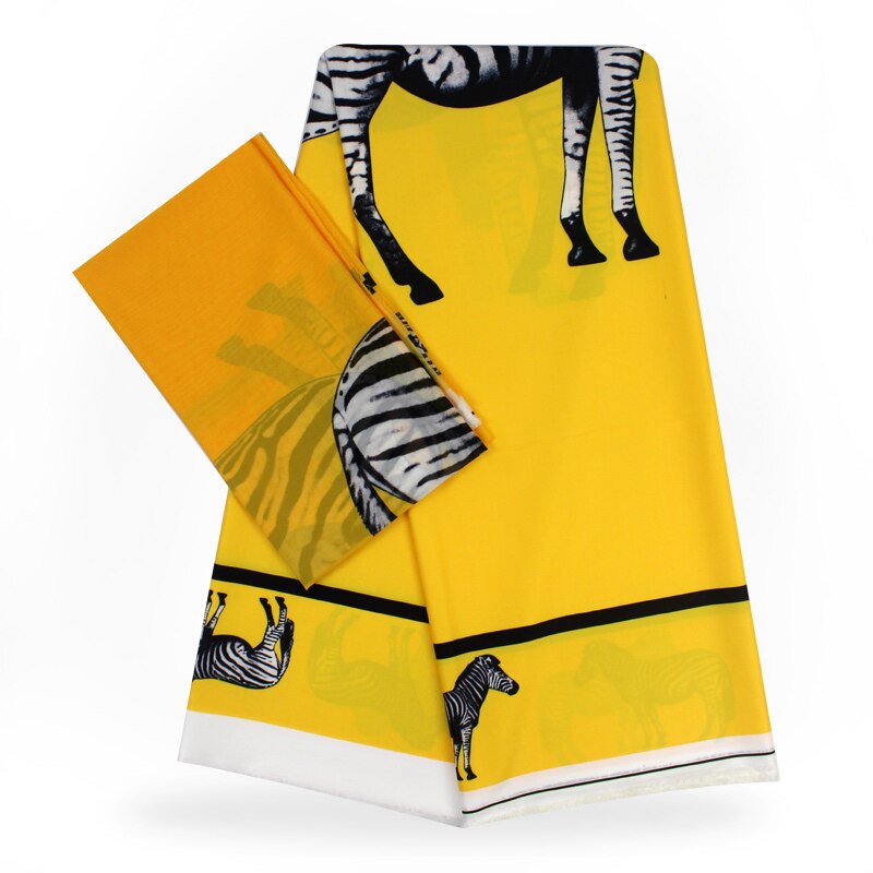 YBG! Tissu africain en soie imitation , tissu africain, tissus ankara nigérians, cire africaine, ! J72615: Jaune