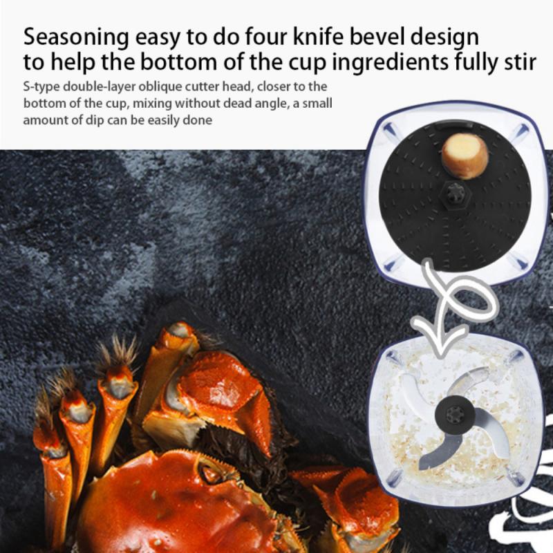 Multifunctional Electric Meat Grinder Vegetable Grinder Kitchen Artifact Food Processor Vegetable Grinding