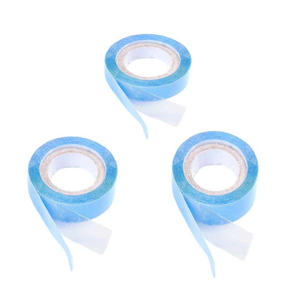 3 Meter Lace Front Tape Dubbelzijdig Blauwe Liner Haar Vervanging Tape Voor Toupet En Pruik, Hair Extensions