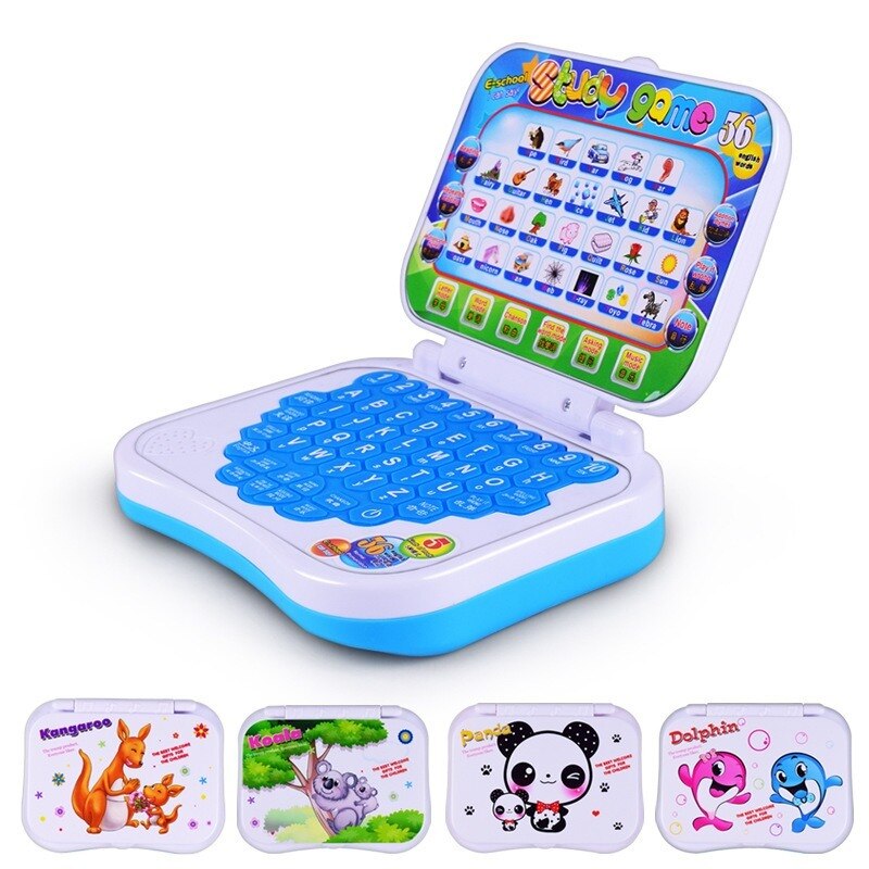 Baby Kids Learning Machine Kid Laptop Toy Early Interactive Machine Alphabet Pronunciation Educational Toys for Kids Baby