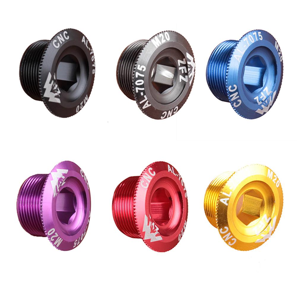 M20 M18 M15 Crank Cover Crank Screw Cap MTB Crankset Crank Cover Aluminum BMX Road Bike Fitting Bicycle Parts