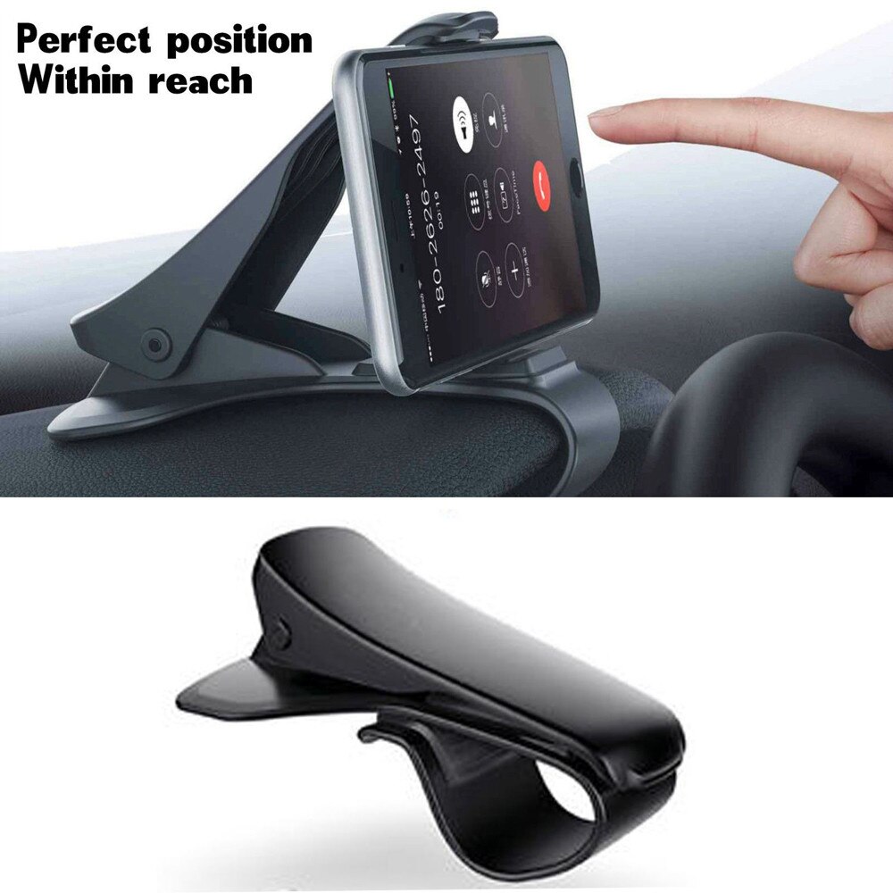 Retro Universal salpicadero de coche teléfono móvil soporte de montaje GPS Soporte de HUD cuna de coche #30
