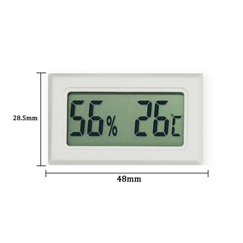 Hygrometer Indoor Thermometer Room Temperature Gauge Monitor Meter to Home: 3 Celsius