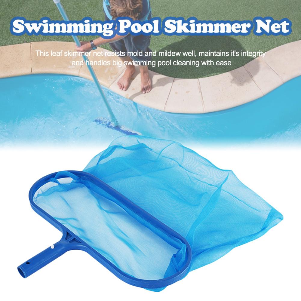 Pool Skimmer Net Swimming Pool Leaf Skimmer Rake Net Bag Catcher Portable Cleaning Tool For Pool Fish Pond Aquarium