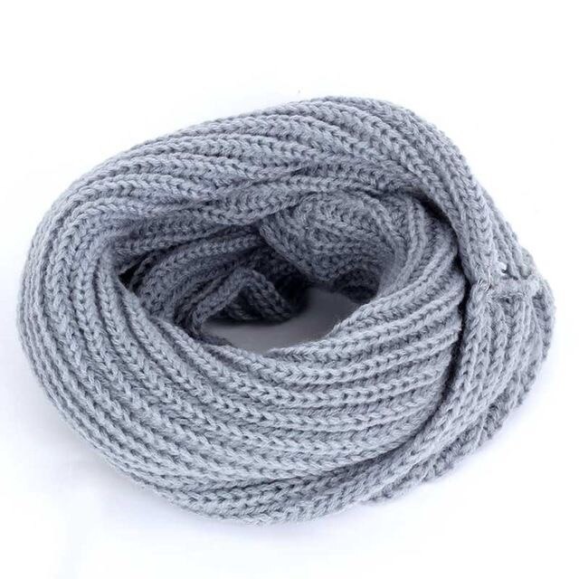 Warm neck in herfst en winter, mannelijke en vrouwelijke studenten kan match allerlei gebreide truien en all-purpose sjaals: gray