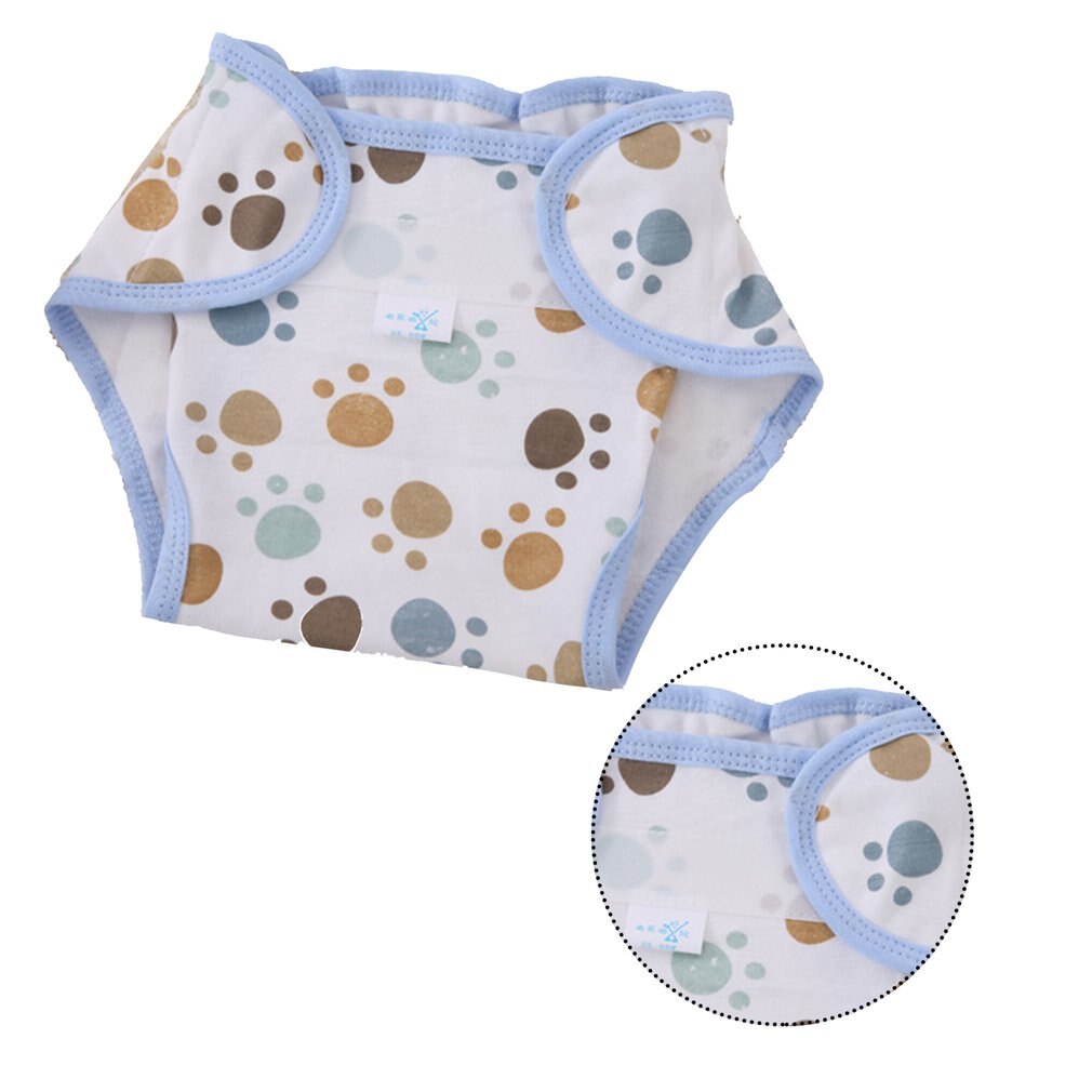 Reusable Nappie Cloth Full Cotton Newborn Baby Natural Diapers Comfortable 6 Layers Washable Baby Care Training Pants Supplies