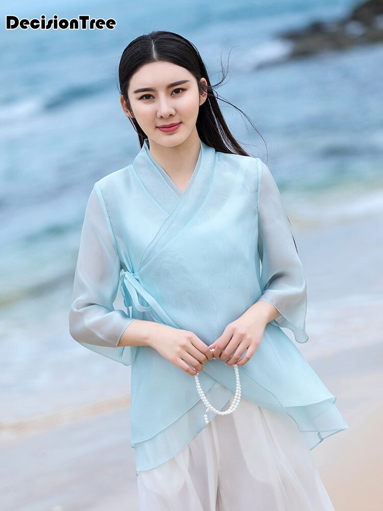 mujeres satén cheongsam chino superior vintage qipao chino superior estilo tradicional hanfu traje oriental vestido