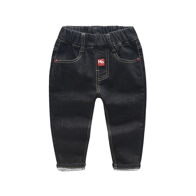 Drenge bukser jeans til børn cowboybukser casual børn jeans solide denim børne sportsbukser drenge tøj 2 3 4 5 6 7 8 år: Model 1 / 2t