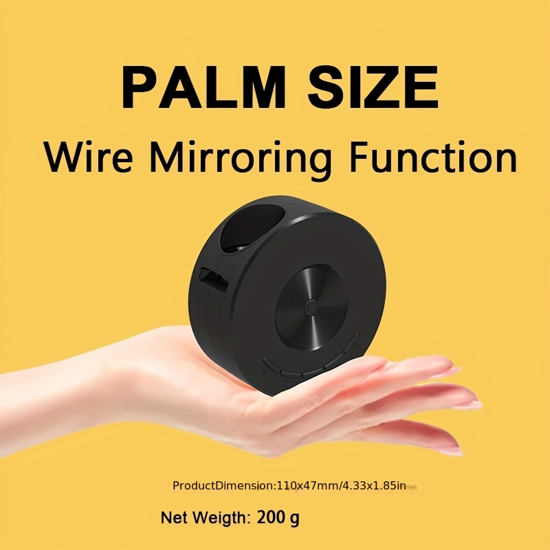 Beliebter HandprojektorYT200, hochauflösender Projektor, kann beliebige Filme, überall sehen, bequem zu tragen