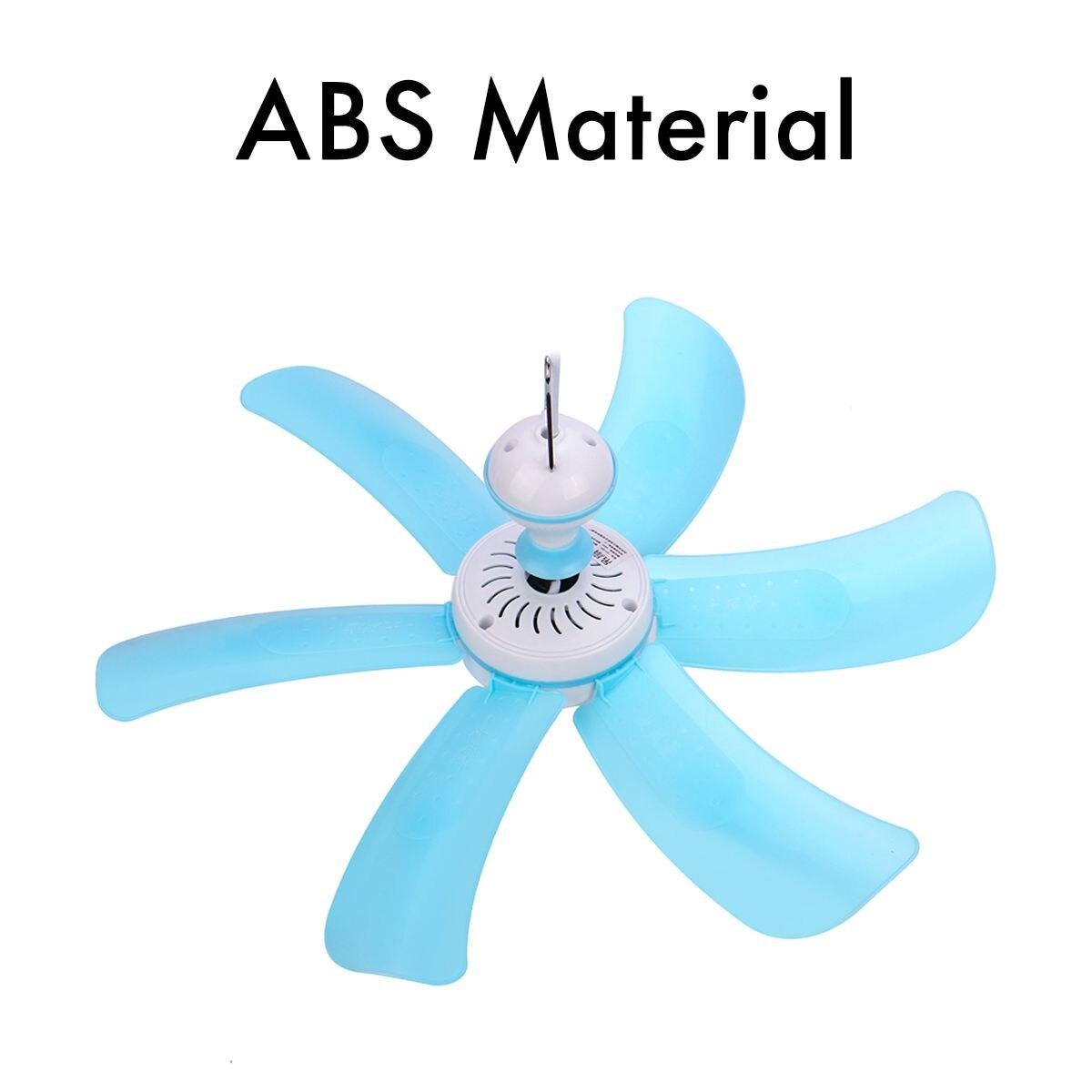 Venda quente 10w economia de energia pequeno ventilador de teto segurança verão ventilador 6 folhas pequeno ventilador de verão com função de temporização