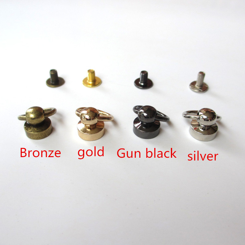 Xunzhe 10 st/lot handväska rem sko rem metall nit rem mjuk telefonfodral för nitar pour le cuir diy handgjorda konsttillbehör