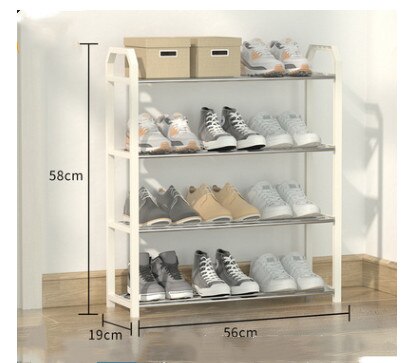 Shoe rack Simple multi-layer door shoe cabinet Mul... – Grandado