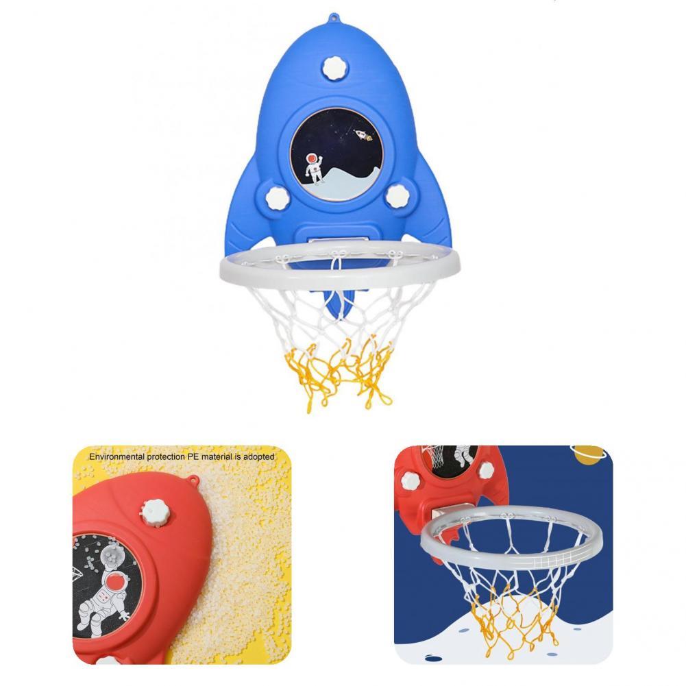 Punch Free Basketball Hoop Kit High Strength Anti Corrosion Durable Adjustable Height Basketball Backboard Set